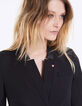 Women’s cotton gabardine suit jacket, coated collar -4