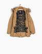 Camelbrauner Jungenparka -2