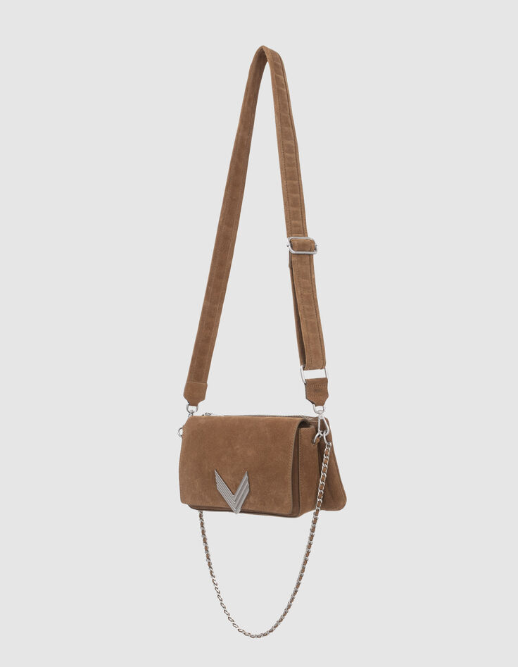 Die 111 Staten Island Tasche aus Rindsveloursleder für Damen-6