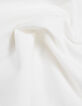 T-shirt écru coton bio brodé IKKS écru fille-7