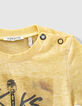 Tarwegeel T-shirt opdruk gitaar op foto bio babyjongens -4