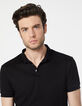 Men’s black Interlock short sleeve polo shirt-2