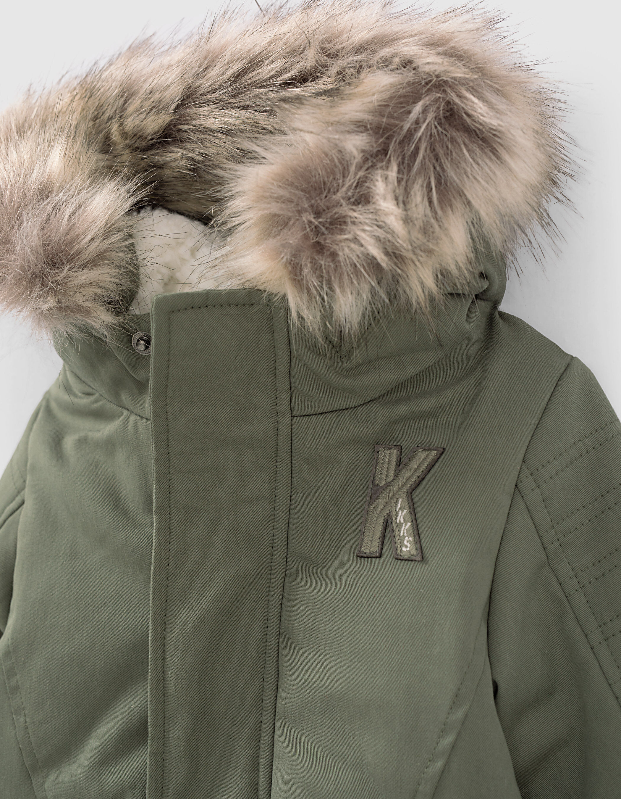 Parka ikks garcon kaki deals