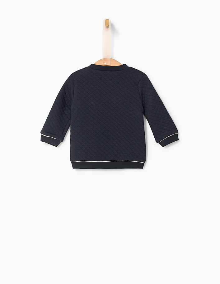 Baby boys’ navy sweatshirt