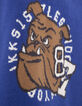 Blauer Jungen-Strickpullover mit Bulldoggendesign-6