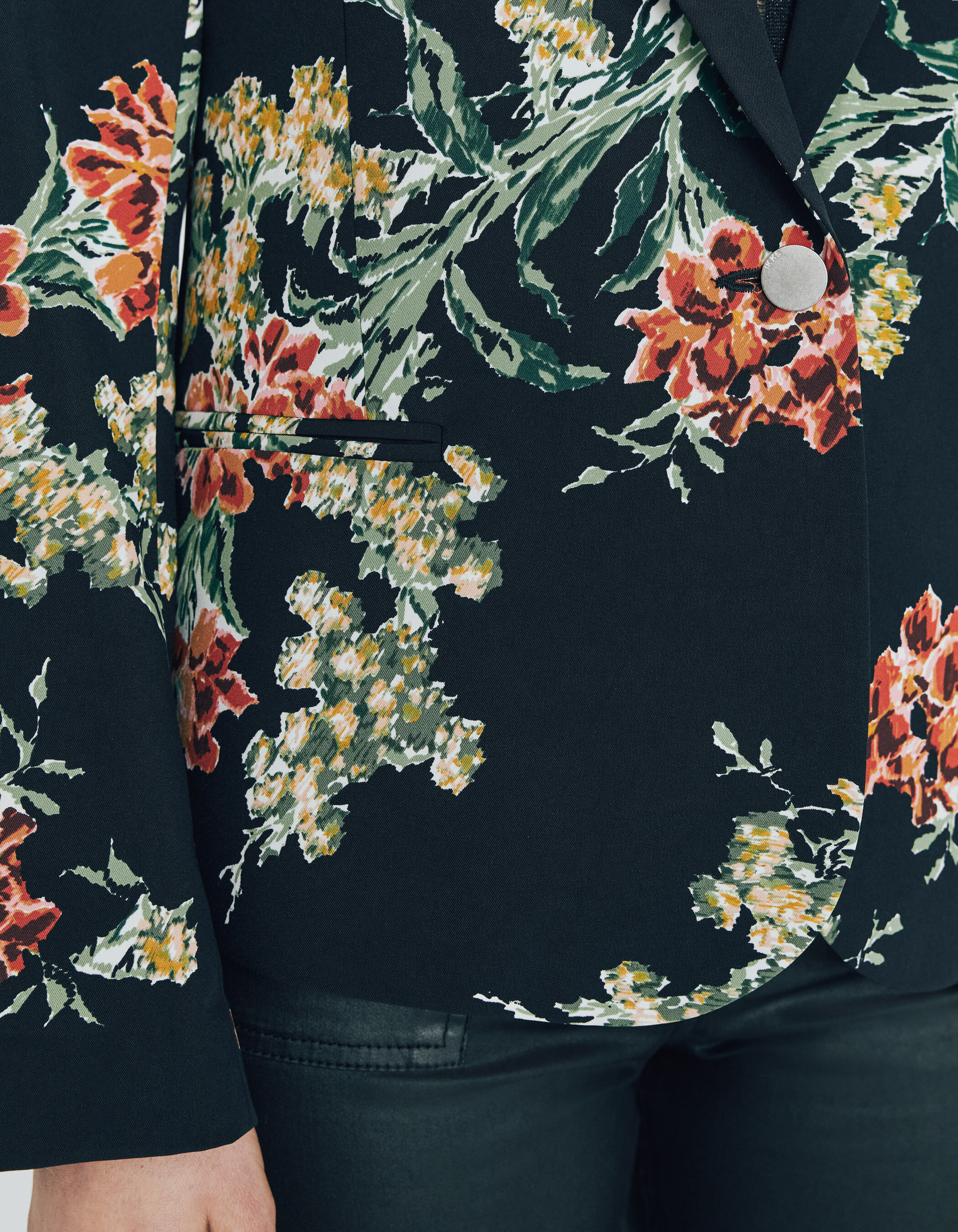Veste hotsell imprimée fleurs