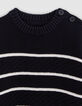 Pull marinière coton bio tricot fantaisie garçon-2
