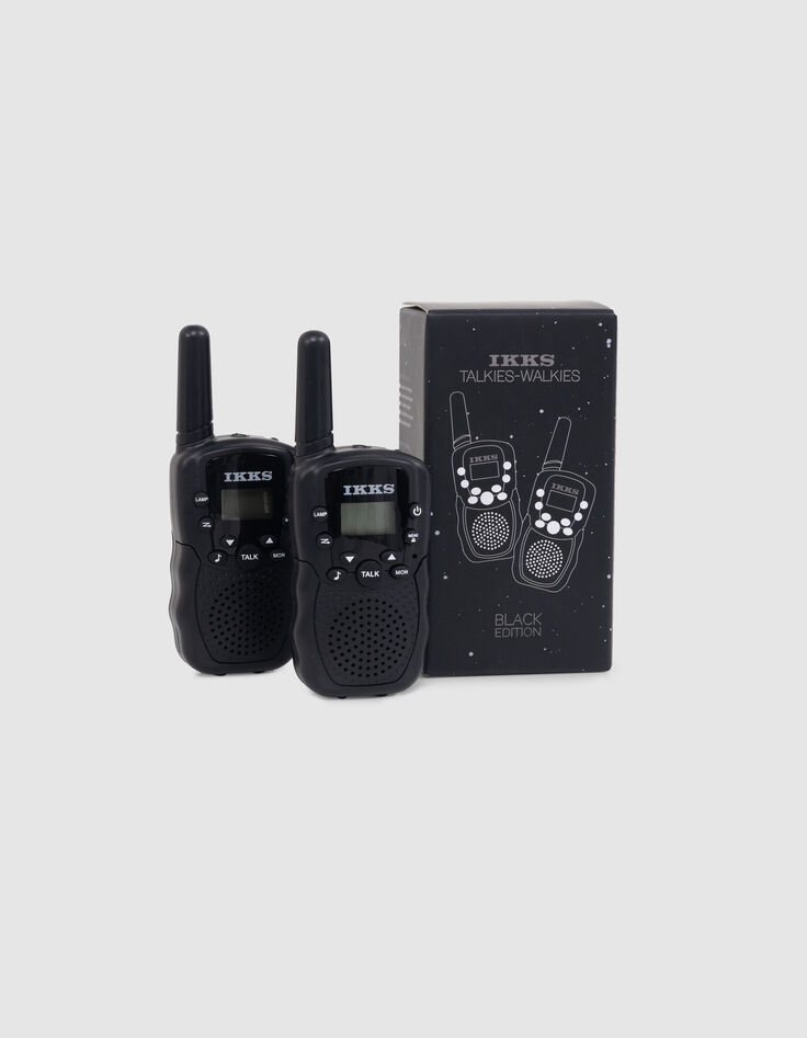 Walkie-talkies Black-Edition IKKS-1