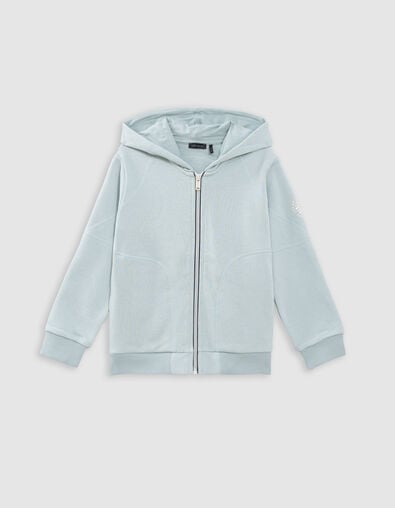 Aqua Jungensweatjacke mit Kapuze, Zip, zweifarbig - IKKS
