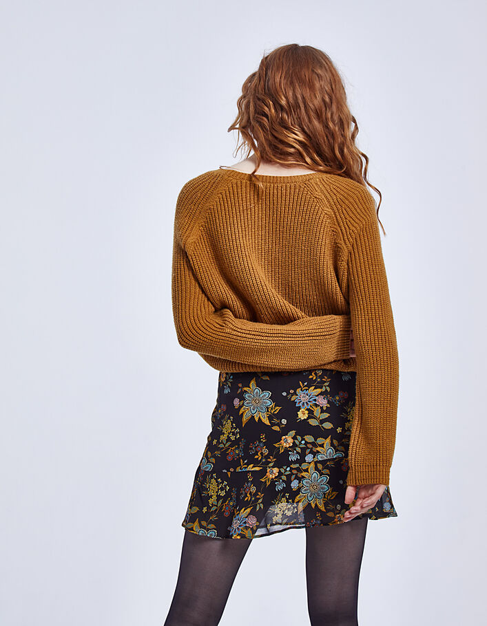 Women's saffron sweater - IKKS