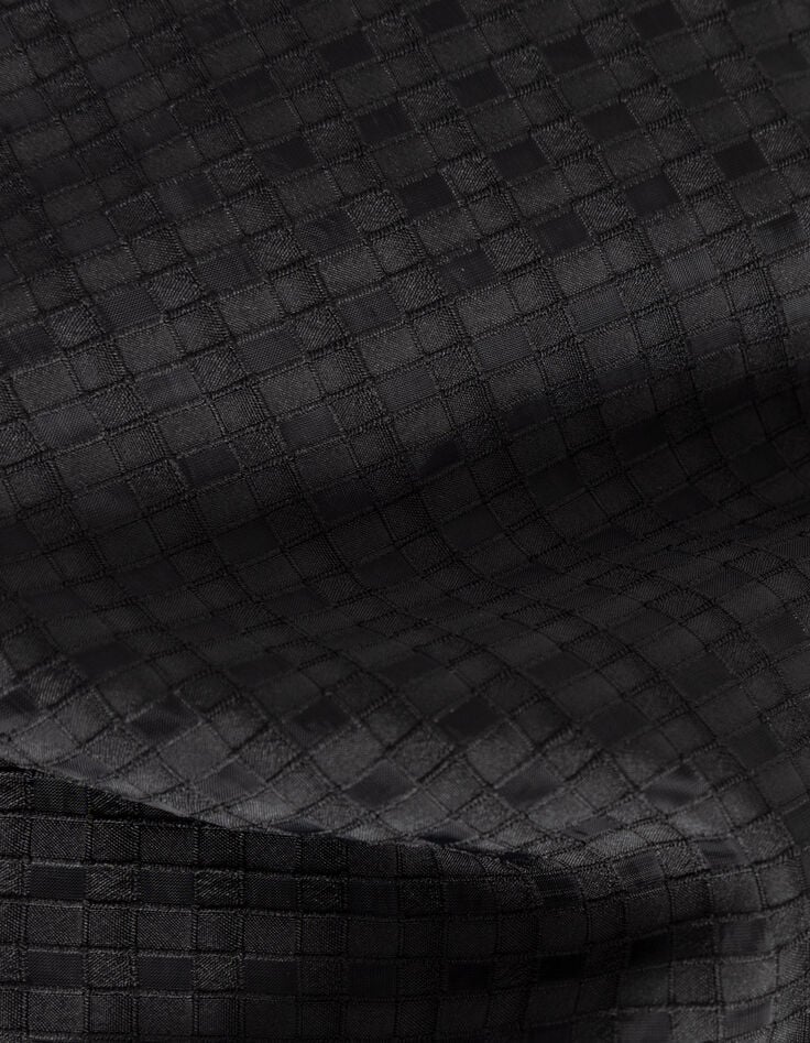 Zwarte jurk met opengewerkt motief Dames-5