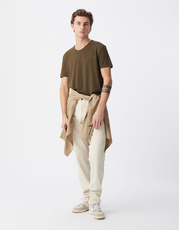 Jean SLIM lin POWERFLEX Homme-5