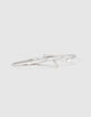 Pulsera metal blanco charm rayo ni&ntilde;a-2