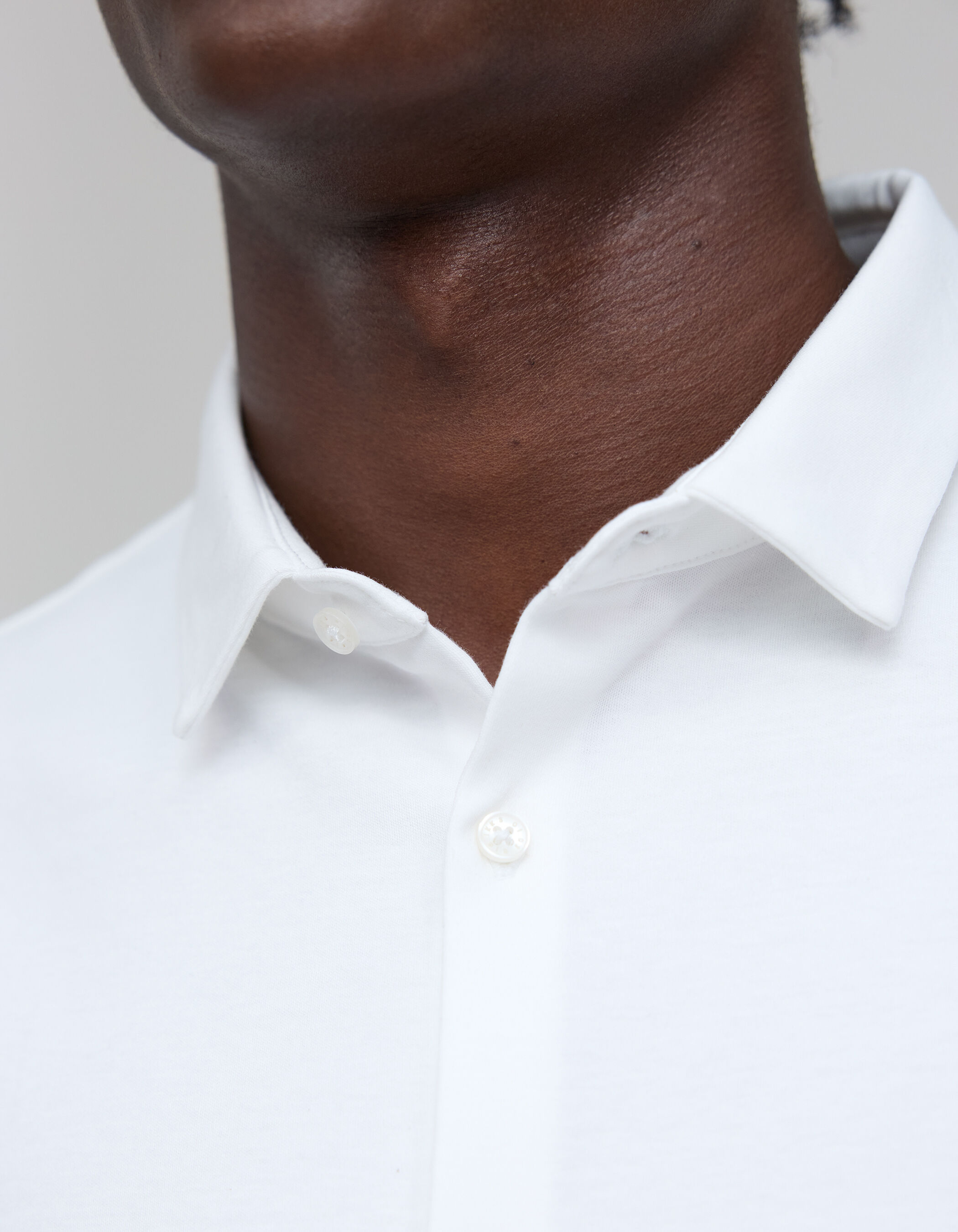 Wit EASY overhemd ABSOLUTE DRY in tricot Heren IKKS