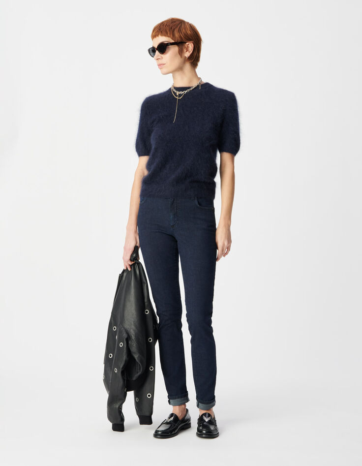 Women's Roxanne high-waisted raw skinny jeans-1