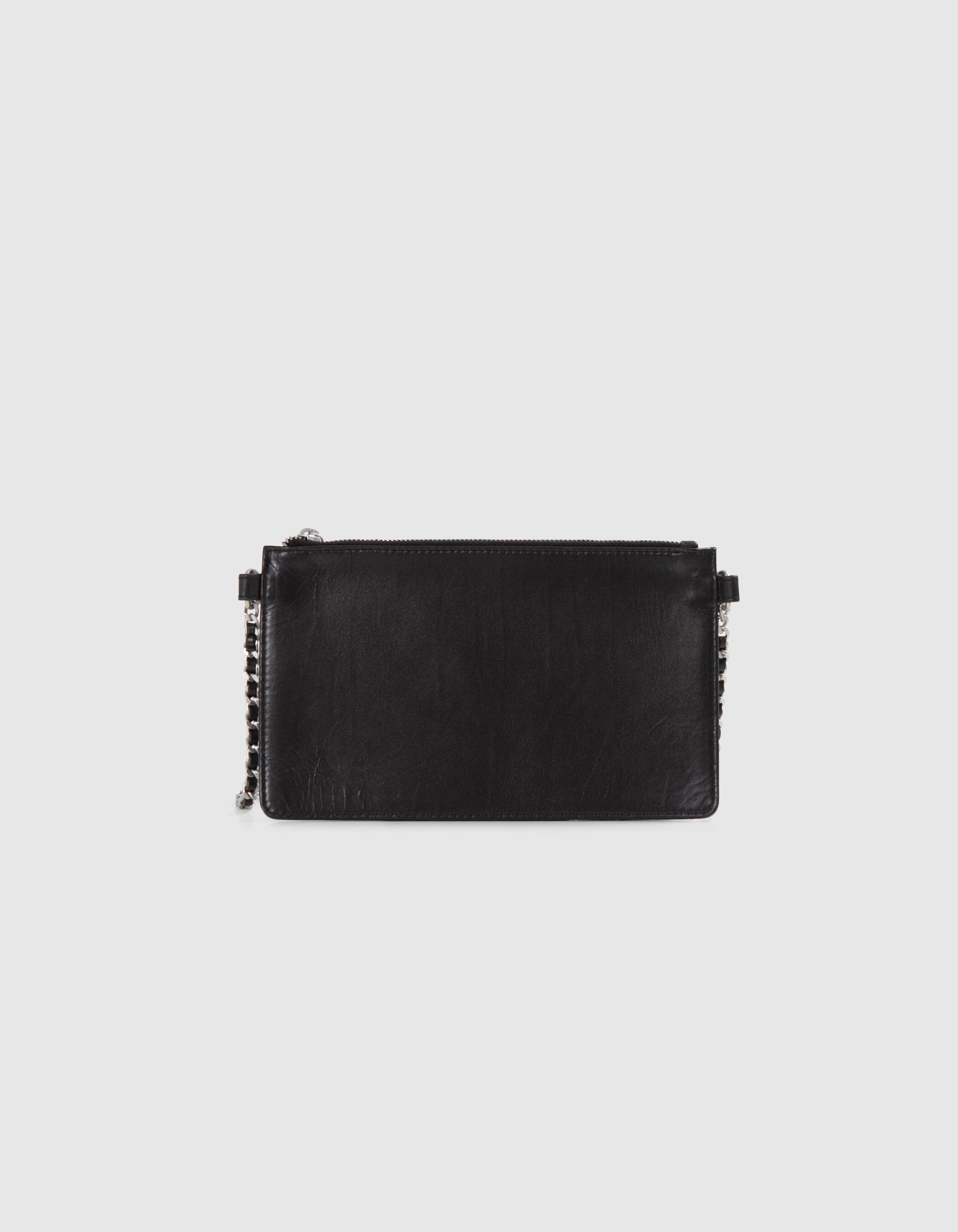 Women s rock lamb leather 111 clutch IKKS