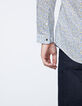 Chemise SLIM blanc cassé tissu Liberty micro-fleurs Homme-6