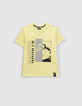 Camiseta NARUTO amarillo reflectante niño-1