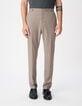 Pantalon de costume beige chin&eacute; TRAVEL SUIT Homme-2