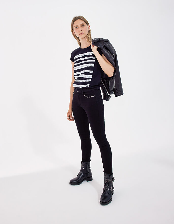Tee-shirt Manifesto 1440 Leather Story femme-3