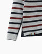 Jersey reversible navy Club Electro y gris rayas niño -5