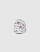Casquette blanc cassé imprimé toile de Jouy bébé garçon -3