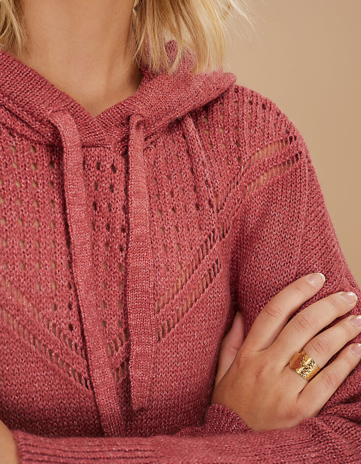 Pull blossom en tricot à capuche I.Code-4