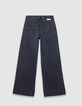 Jean large noir fille-5