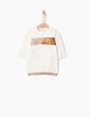 Baby girls’ ecru dress-1