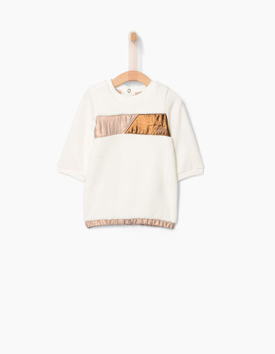 Baby girls’ ecru dress - IKKS