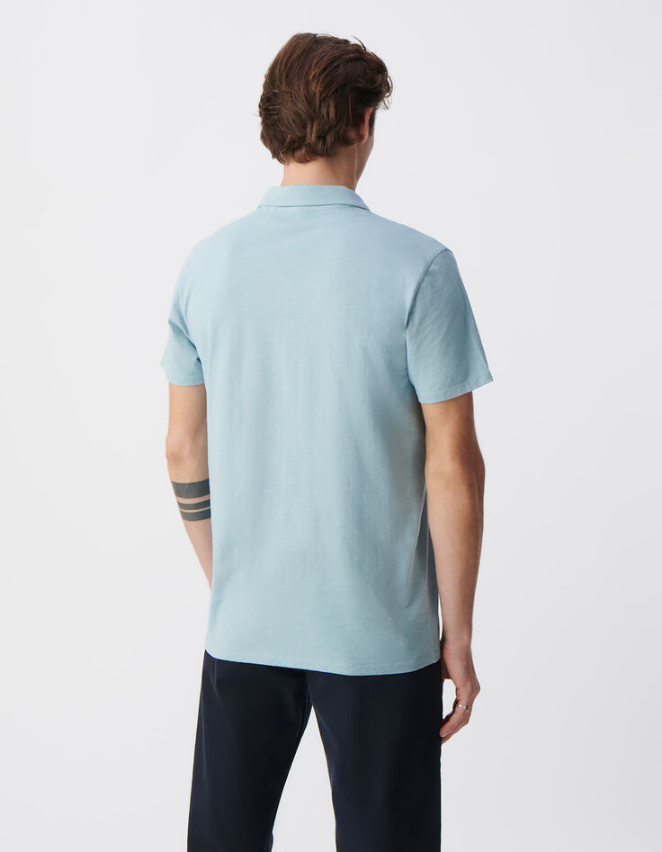 Polo REGULAR horizon coton bio flammé Homme-2