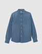 Overhemd in WATERLESS jeans-5