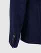 Indigoblauwe blazer Heren-6