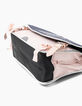 Cartable 38 cm rose poudré et navy K fille-6