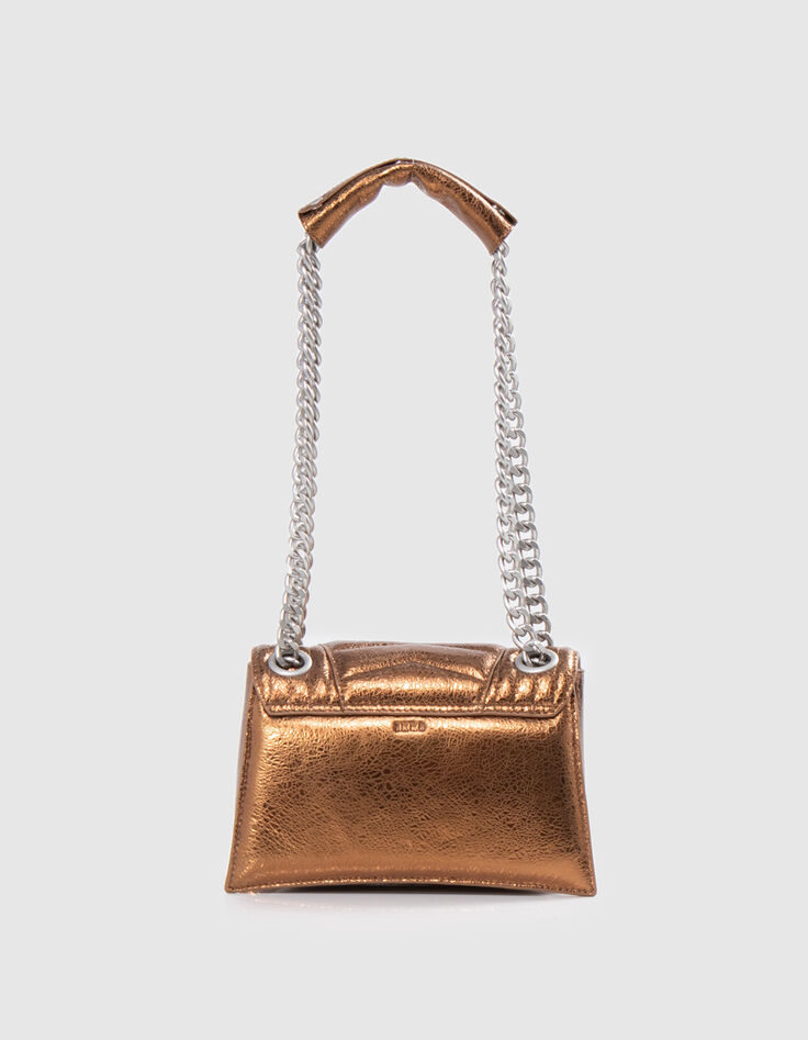 Sac THE 1. SEASONALS copper cuir matelassé Taille S Femme-3