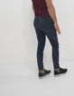 Blauwe slim herenbroek-3