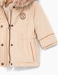 Parka beige bebé niña-4