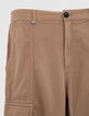 Pantalon BATTLE beige Lyocell® Homme-7