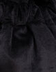 Girls’ black panne velvet bucket bag-6