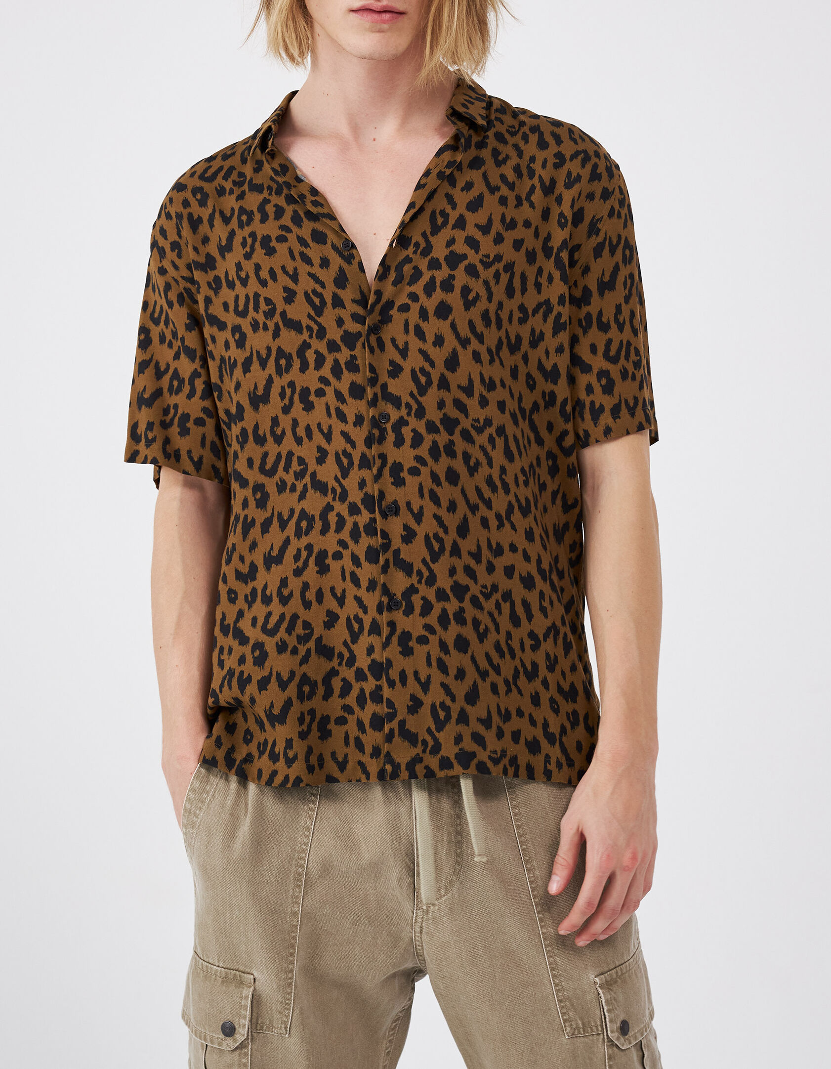 Camisas leopardo hombre cheap