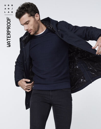 Parka marine intérieur doudoune WATERPROOF Homme - IKKS