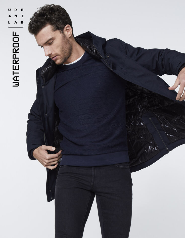Parka marine intérieur doudoune WATERPROOF Homme-1