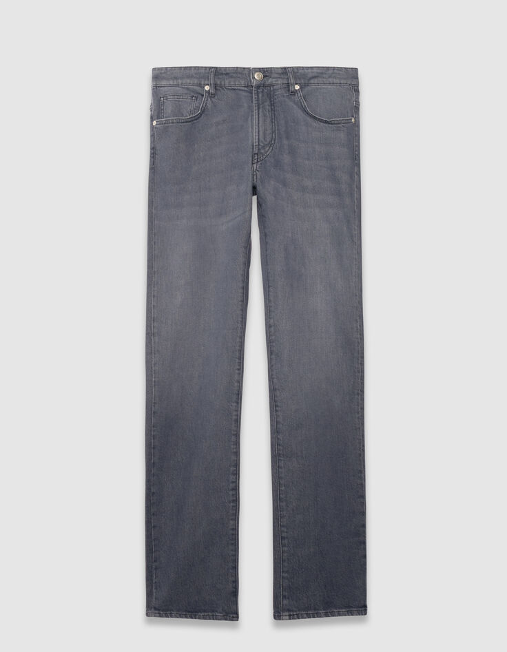 Jean slim bleu grisé Homme-6