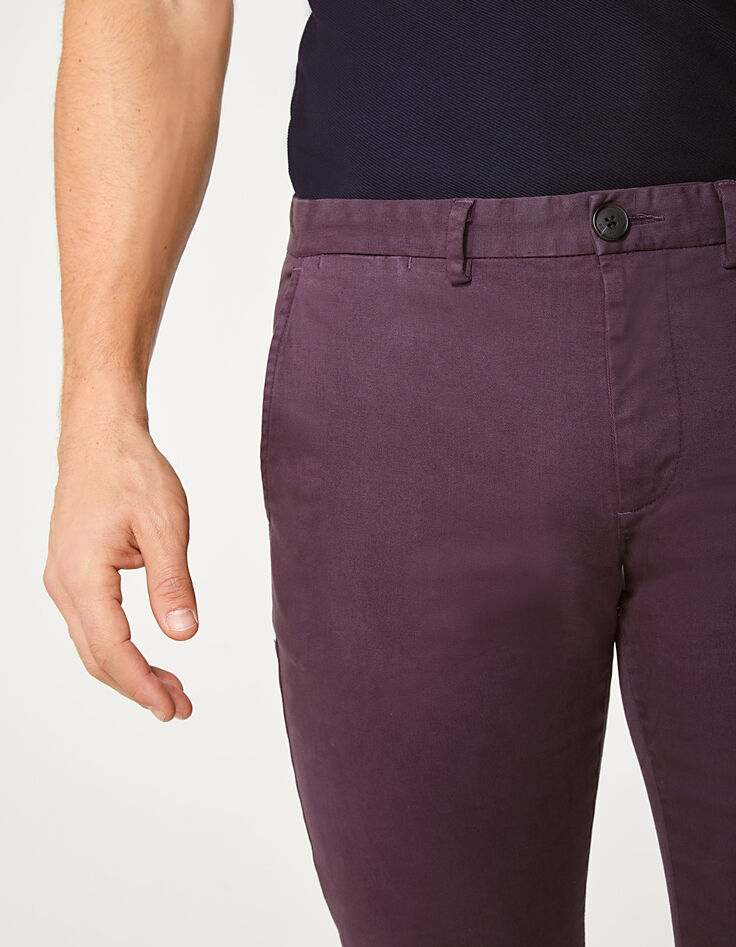 Purple chino voor heren-4