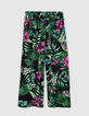 Girls’ black LENZING™ ECOVERO™ tropical trousers-7