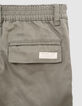 Pantalon BATTLE kaki taille élastiquée garçon-9
