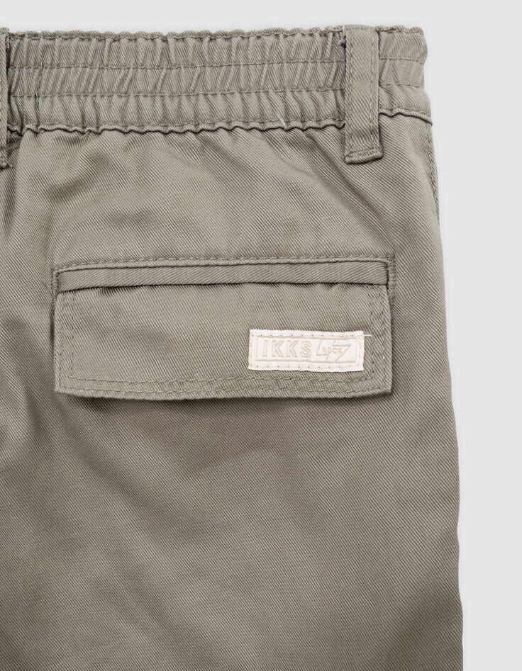 Pantalon BATTLE kaki taille élastiquée garçon-9