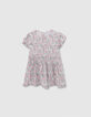 Khaki Kleid aus LENZING™ ECOVERO™ für Babymädchen-1