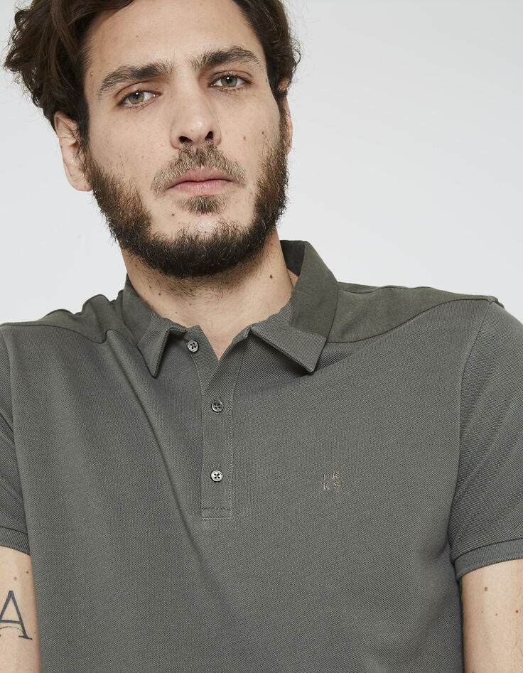 Polo caqui hombre-4