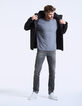 Pull gris 100% cachemire Homme-6